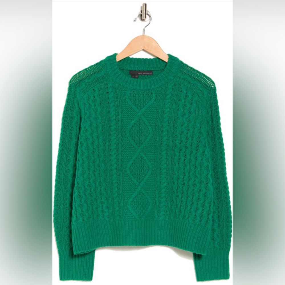 Malo Cashmere Cable Knit Wool & Cashmere-Blend Sweater - Picture 6 of 16